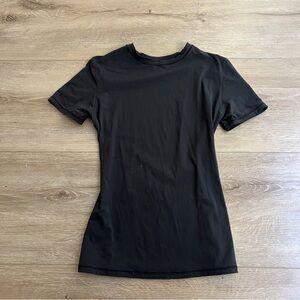 SKIMS Black Short Sleeve Tee